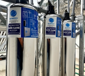 Lọc nước đầu nguồn cao cấp dành cho hộ gia đình - Môi Trường Nước Xanh